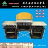 Green Light Forest's new reinforced three-cabinet outdoor aluminum alloy portable barbecue table, folding kitchen table, windproof type Application Scenario